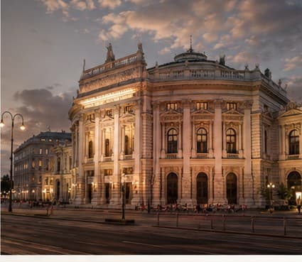 Burgtheater am Abend